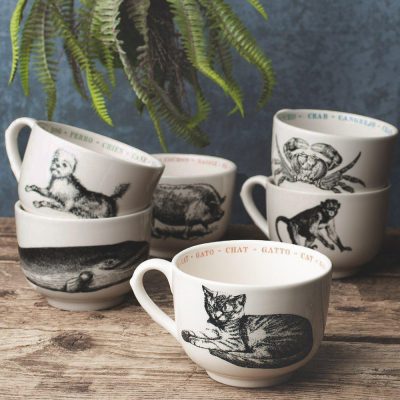 Pint Mug Cat Fauna Series