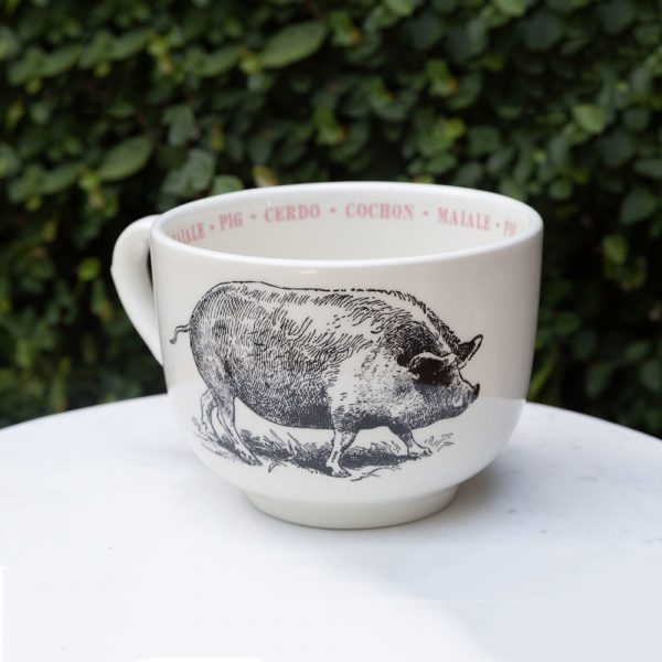 Pint Mug Pig Fauna Series